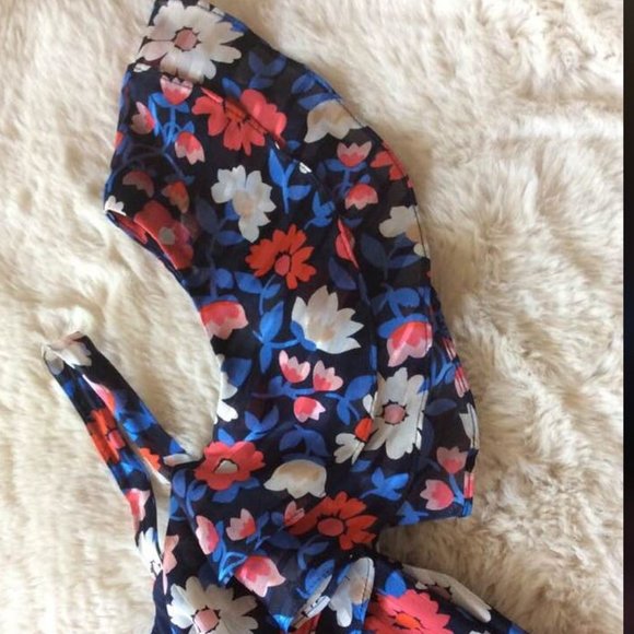 NEW KATE SPADE DAISY SATIN STRIPE MIDI DRESS! - Picture 9 of 11